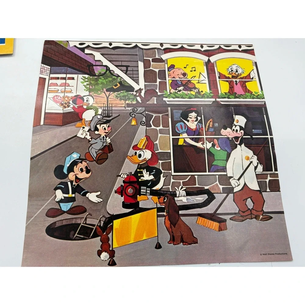 Friends Walt Disney Characters First Learning Games Vintage 1969 Complete‎